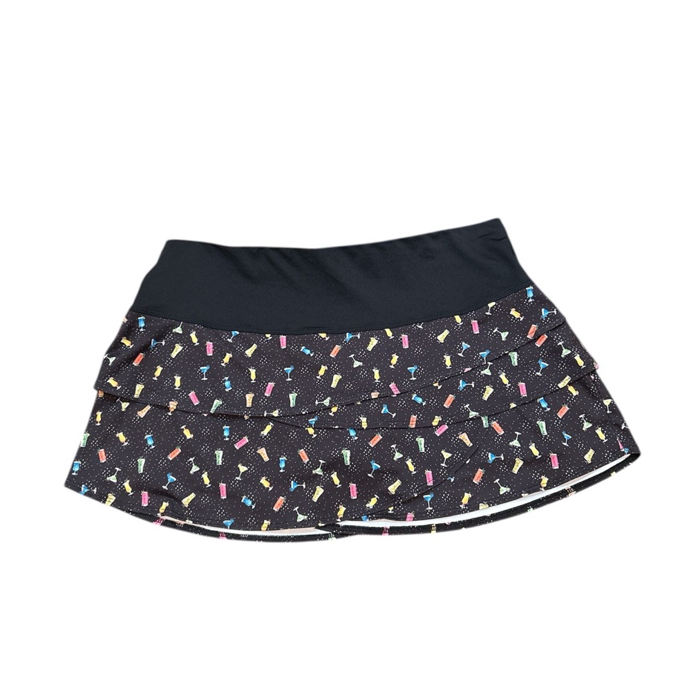 Lucky‎ in Love Size Large Women’s Bottoms Up Scalloped Golf Skort EUC